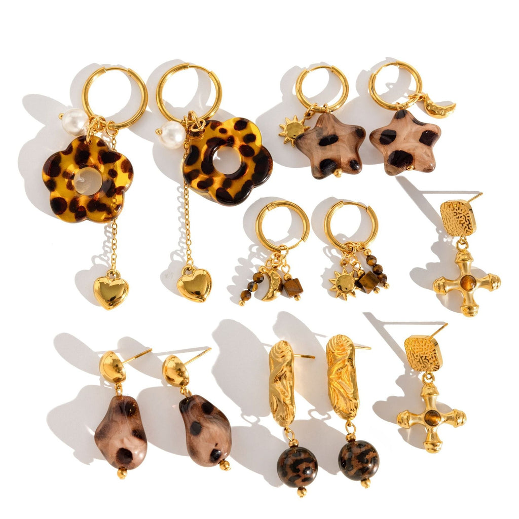 Velóra Auri – Autumn Luxe Titanium Earrings - VELORÁ