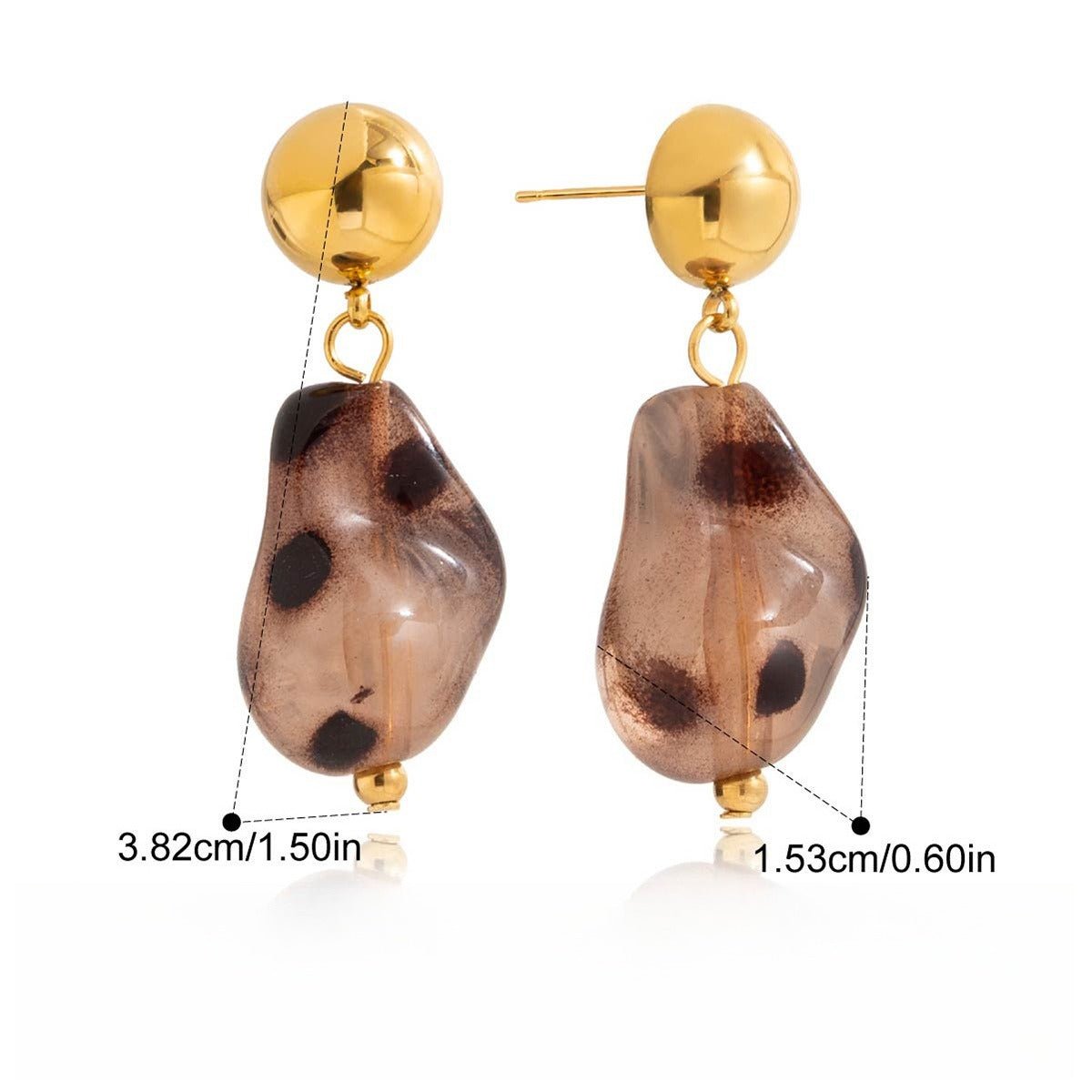 Velóra Auri – Autumn Luxe Titanium Earrings - VELORÁ