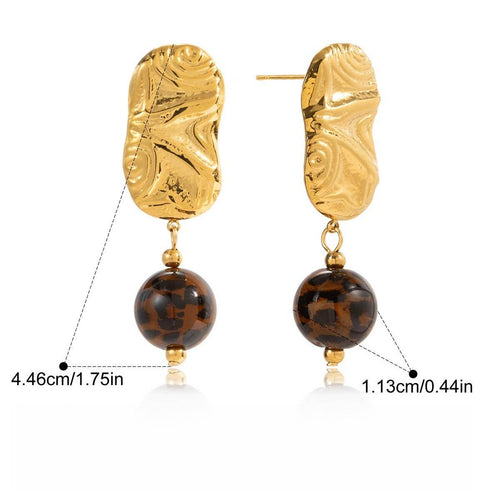 Velóra Auri – Autumn Luxe Titanium Earrings - VELORÁ