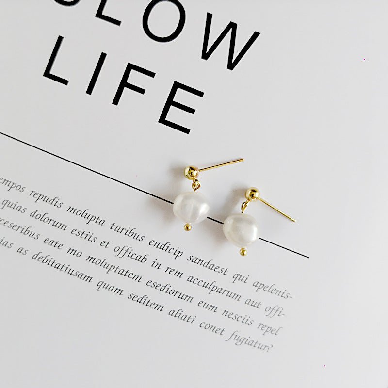 Velóra Auri – Baroque Pearl Studs - VELORÁ