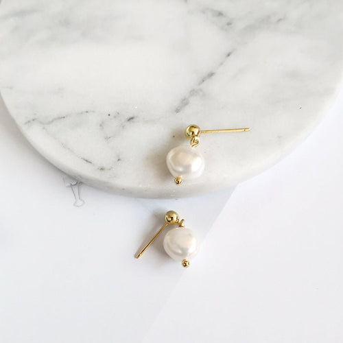 Velóra Auri – Baroque Pearl Studs - VELORÁ