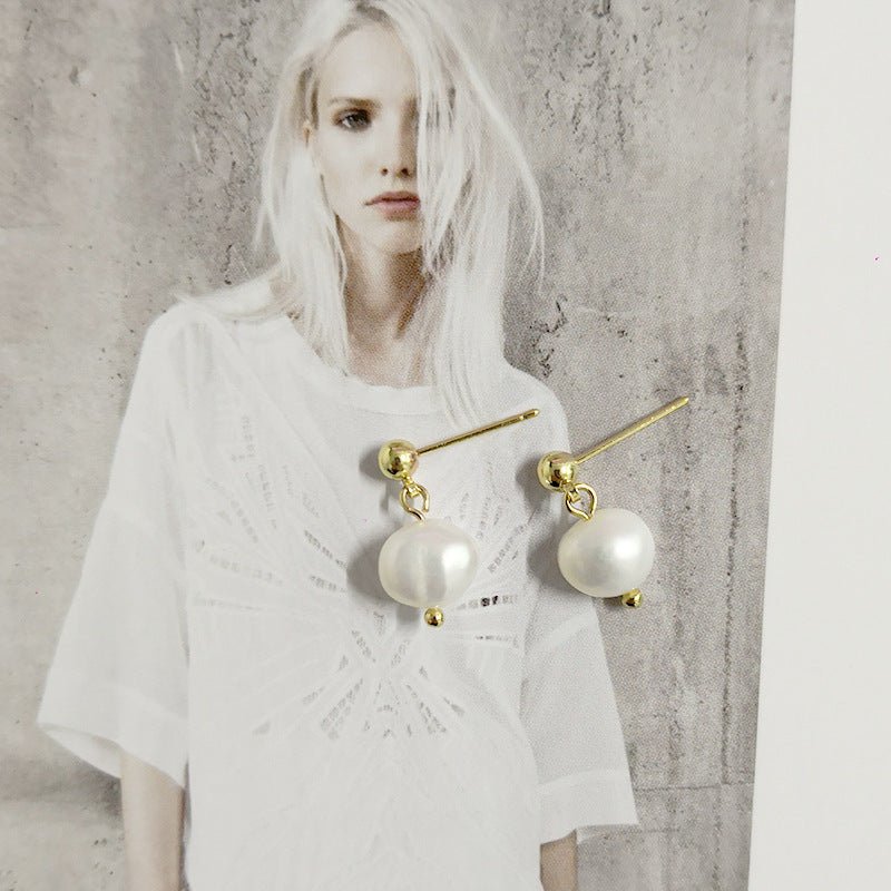 Velóra Auri – Baroque Pearl Studs - VELORÁ
