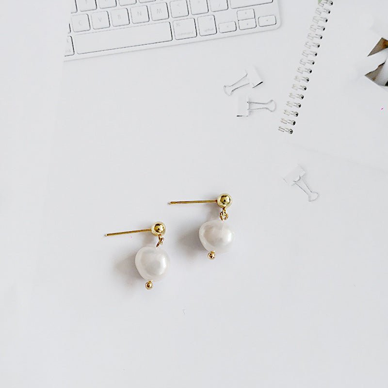 Velóra Auri – Baroque Pearl Studs - VELORÁ