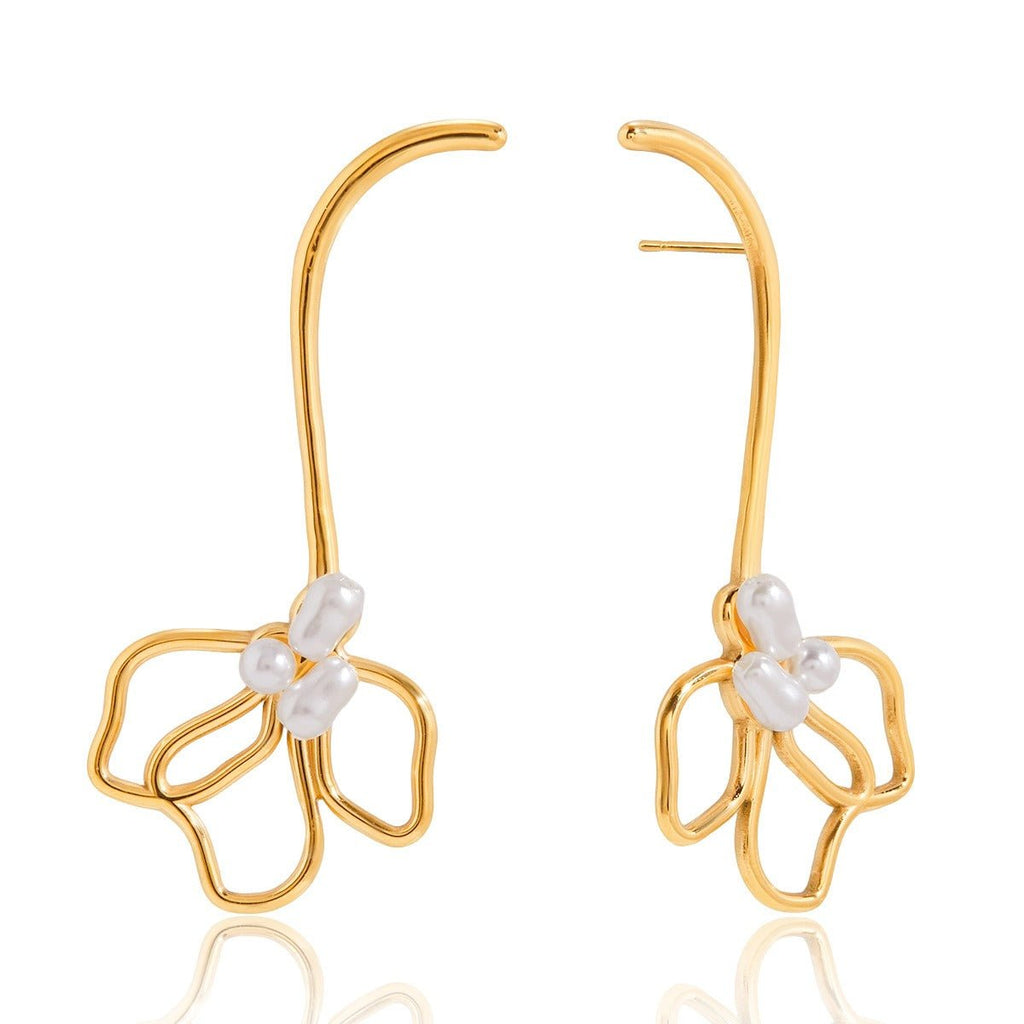 Velóra Auri – Bloom Pearl Studs - VELORÁ