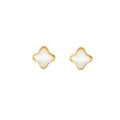 Velóra Auri – Cat’s Eye Clover Earrings - VELORÁ