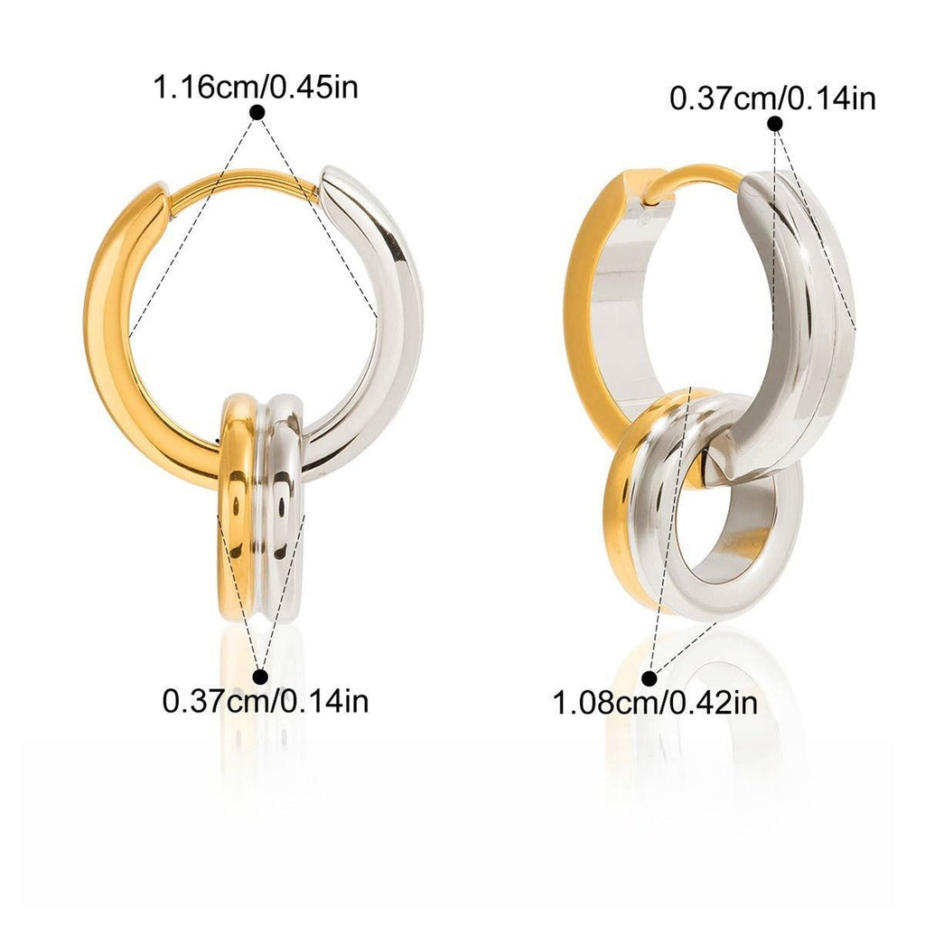 Velóra Auri – Double Crossover Hoops - VELORÁ