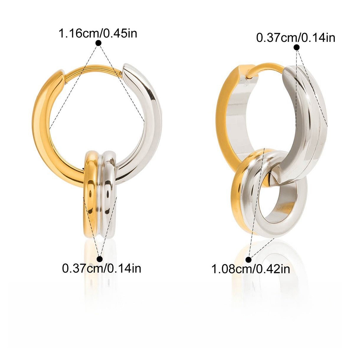 Velóra Auri – Double Crossover Hoops - VELORÁ