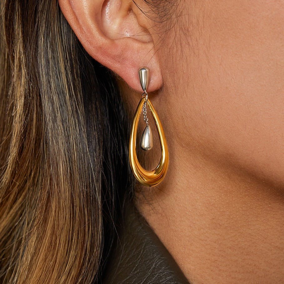 Velóra Auri – Dual Drop Earrings - VELORÁ