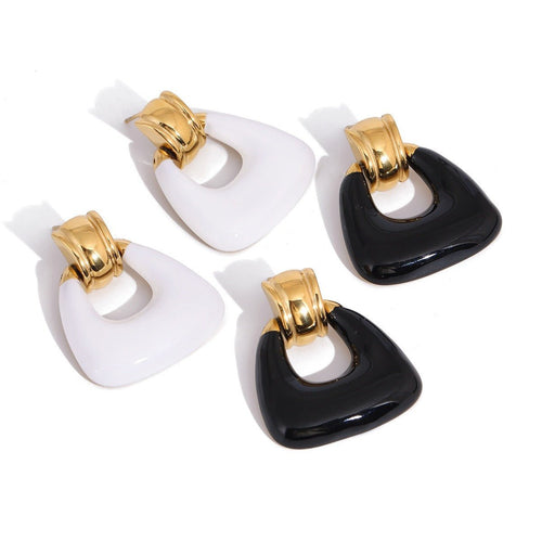 Velóra Auri – Enamel Luxe Studs - VELORÁ