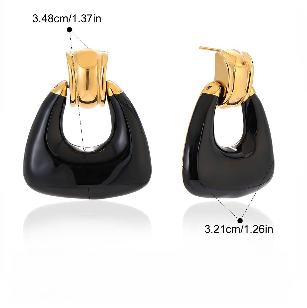 Velóra Auri – Enamel Luxe Studs - VELORÁ