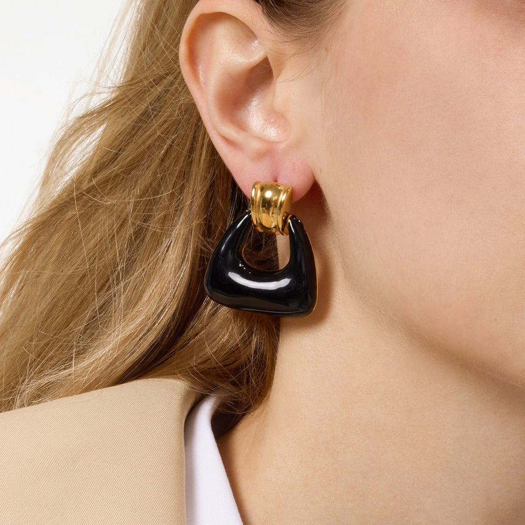 Velóra Auri – Enamel Luxe Studs - VELORÁ