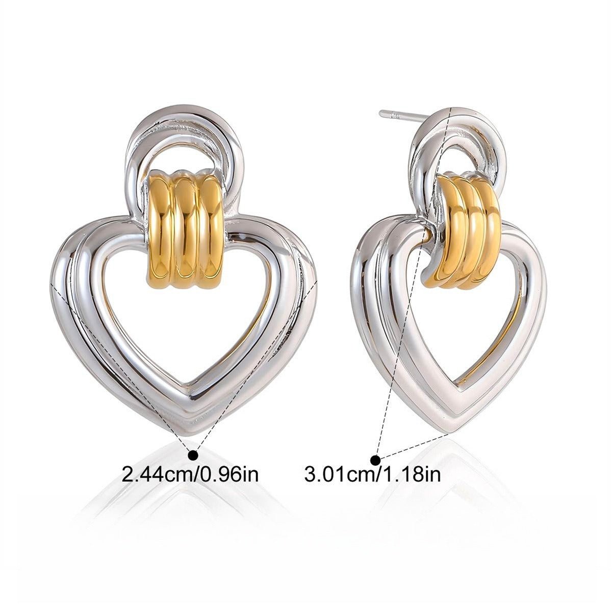 Velóra Auri – Heart Glow Studs - VELORÁ