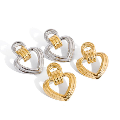 Velóra Auri – Heart Glow Studs - VELORÁ