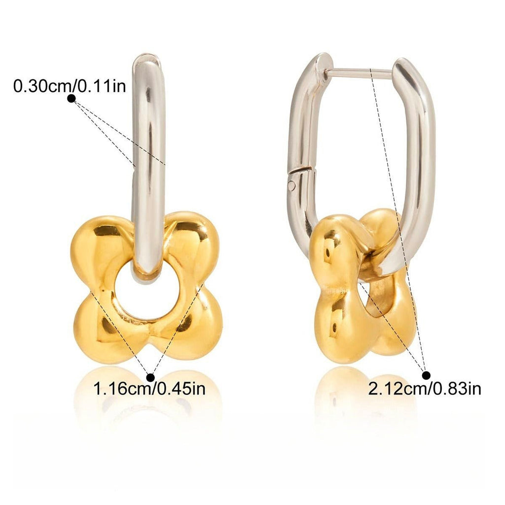 Velóra Auri – Luxe Flower Hoops - VELORÁ