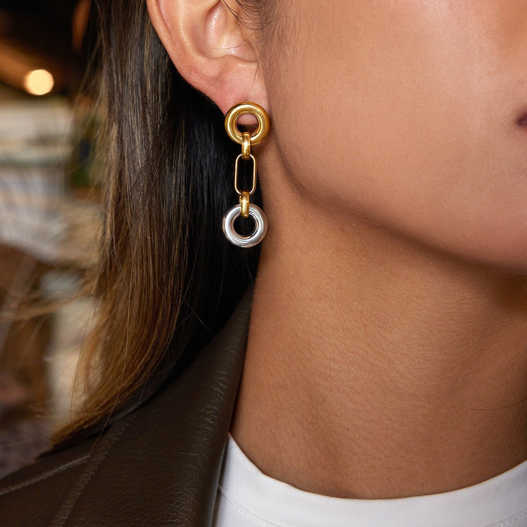 Velóra Auri – Luxe Hoop Studs - VELORÁ