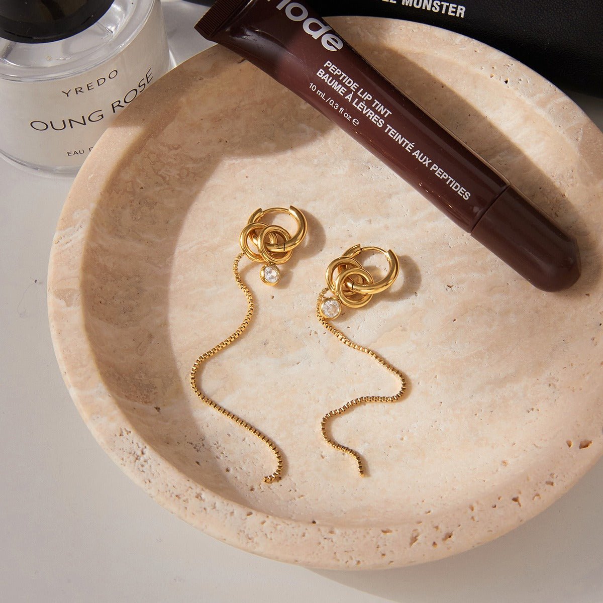 Velóra Auri – Luxe Tassel Zircon Earrings - VELORÁ
