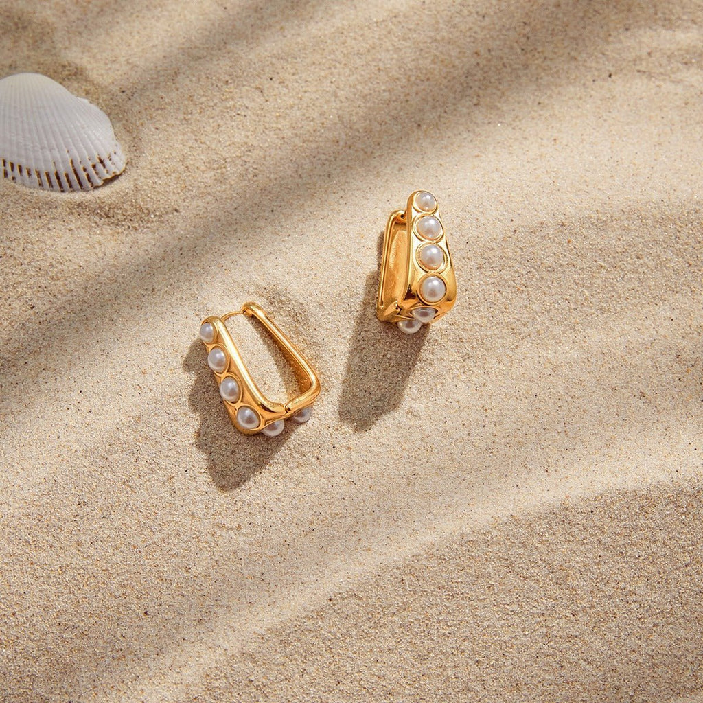Velóra Auri – Pearl Luxe Earrings - VELORÁ