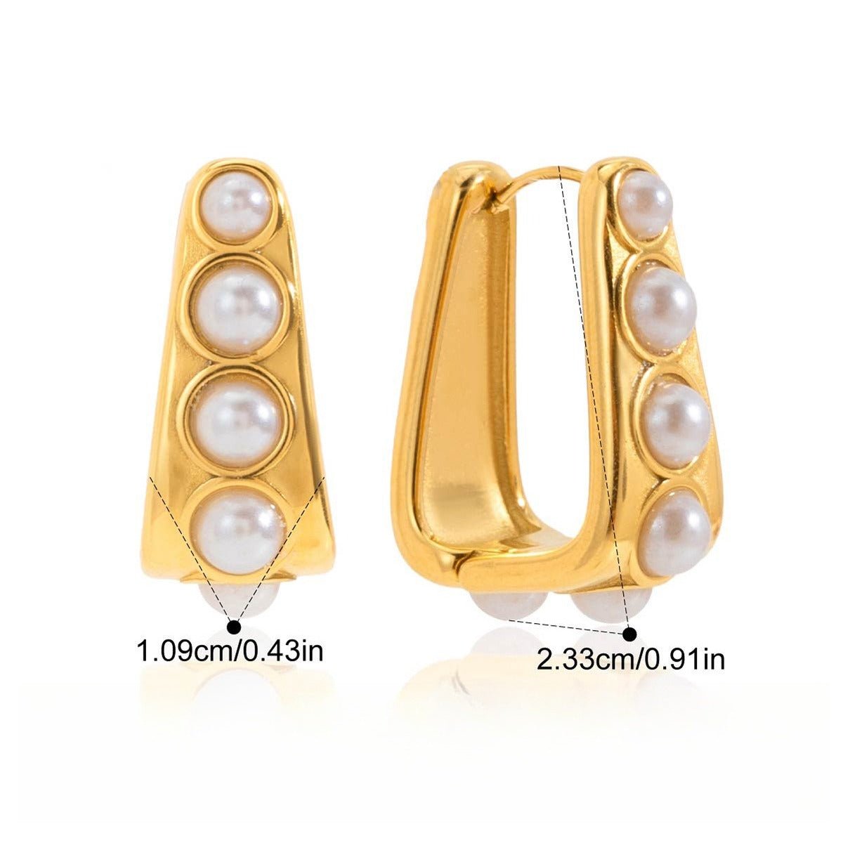Velóra Auri – Pearl Luxe Earrings - VELORÁ