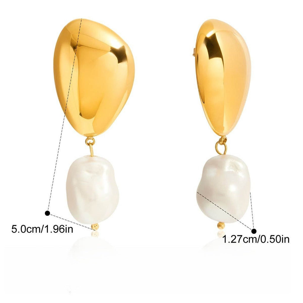 Velóra Auri – Pearl Luxe Studs - VELORÁ