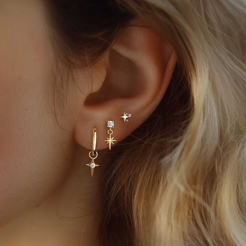 Velóra Auri – Starburst Diamond Studs - VELORÁ