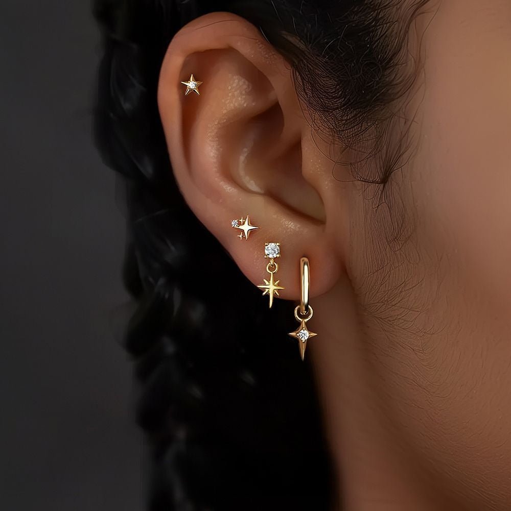 Velóra Auri – Starburst Diamond Studs - VELORÁ