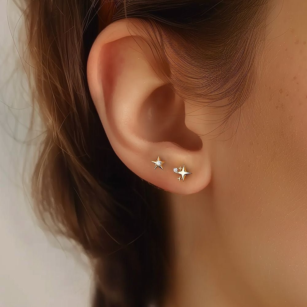 Velóra Auri – Starburst Diamond Studs - VELORÁ