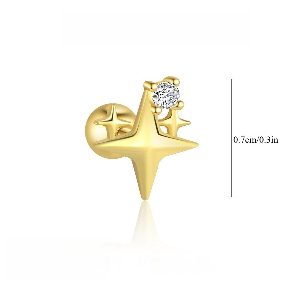Velóra Auri – Starburst Diamond Studs - VELORÁ