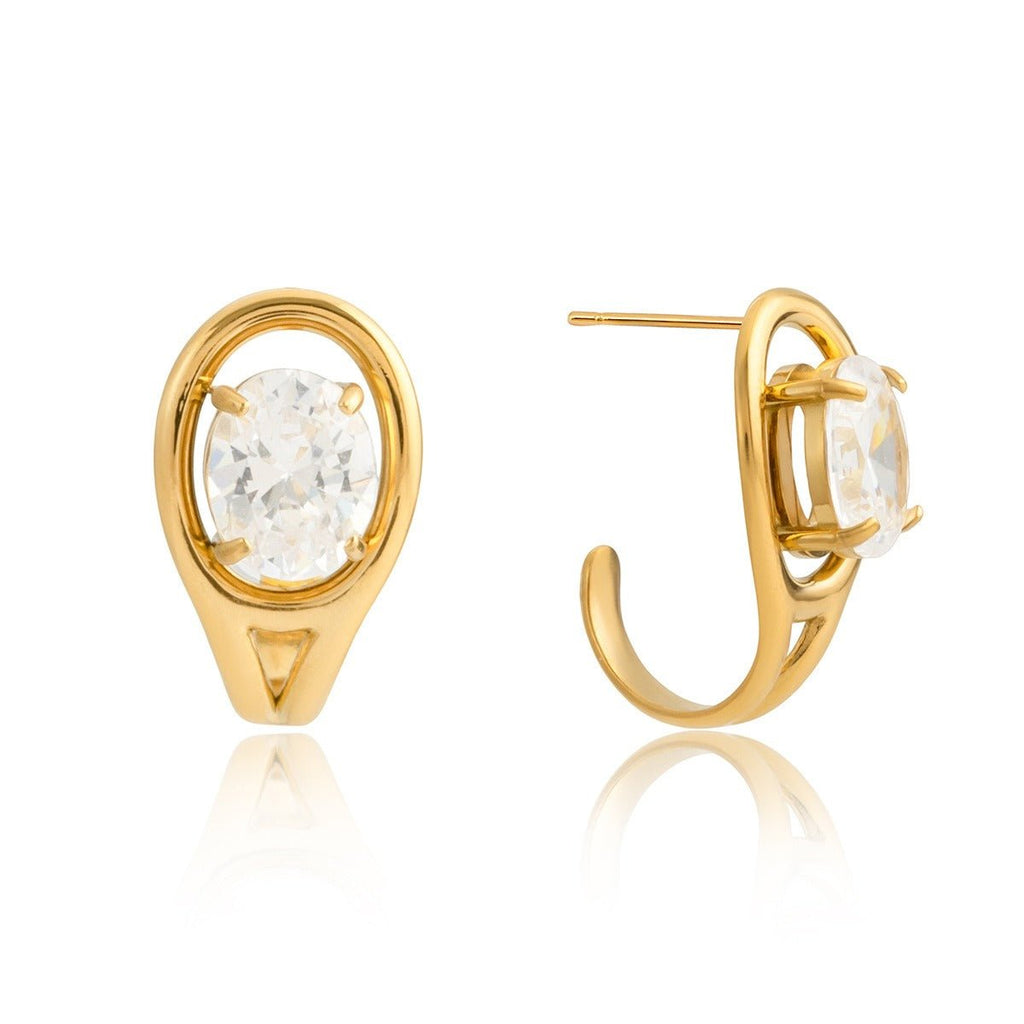 Velóra Auri – Winter Luxe Zircon Studs - VELORÁ