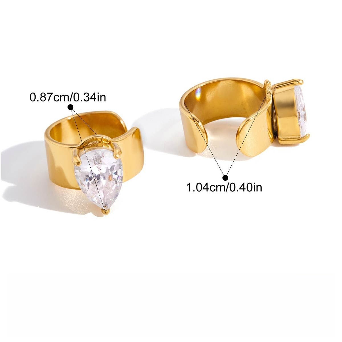 Velóra Auri – Zircon Tassel Luxe Earrings - VELORÁ