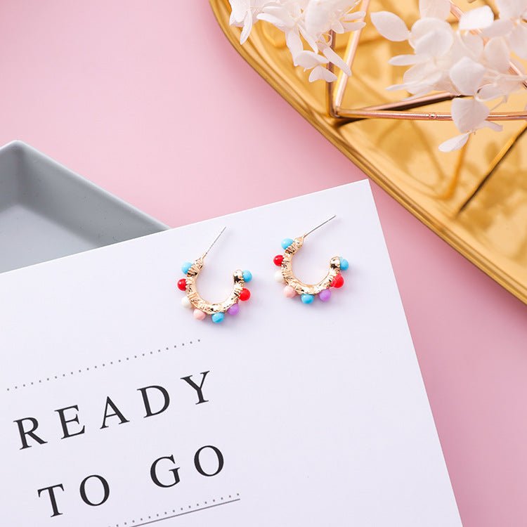 Velóra Boho Color Bead Earrings - VELORÁ