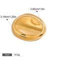 Velóra Éclat – Geometric Oval Luxe Brooch - VELORÁ