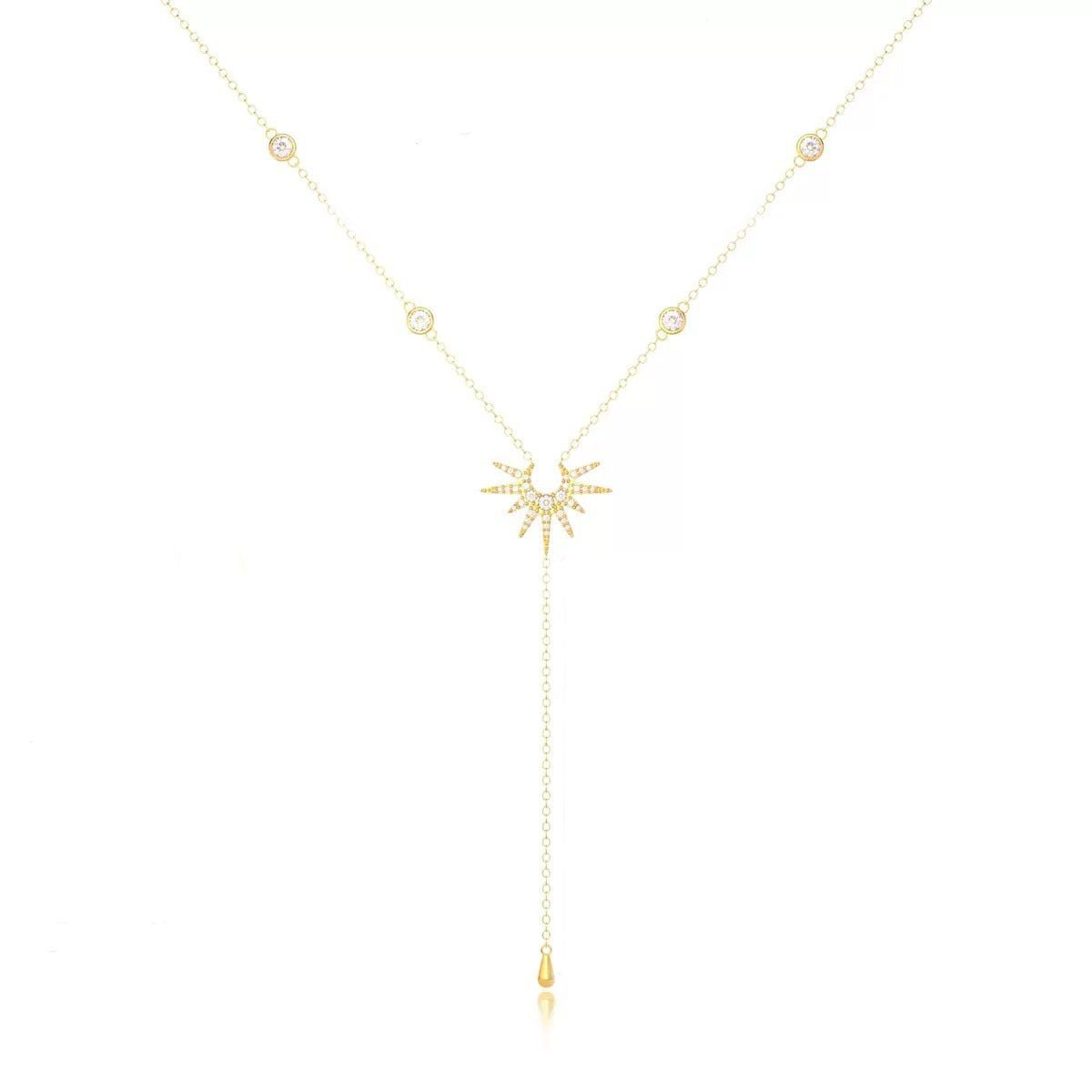 Velora Golden Cascade Necklace - VELORÁ