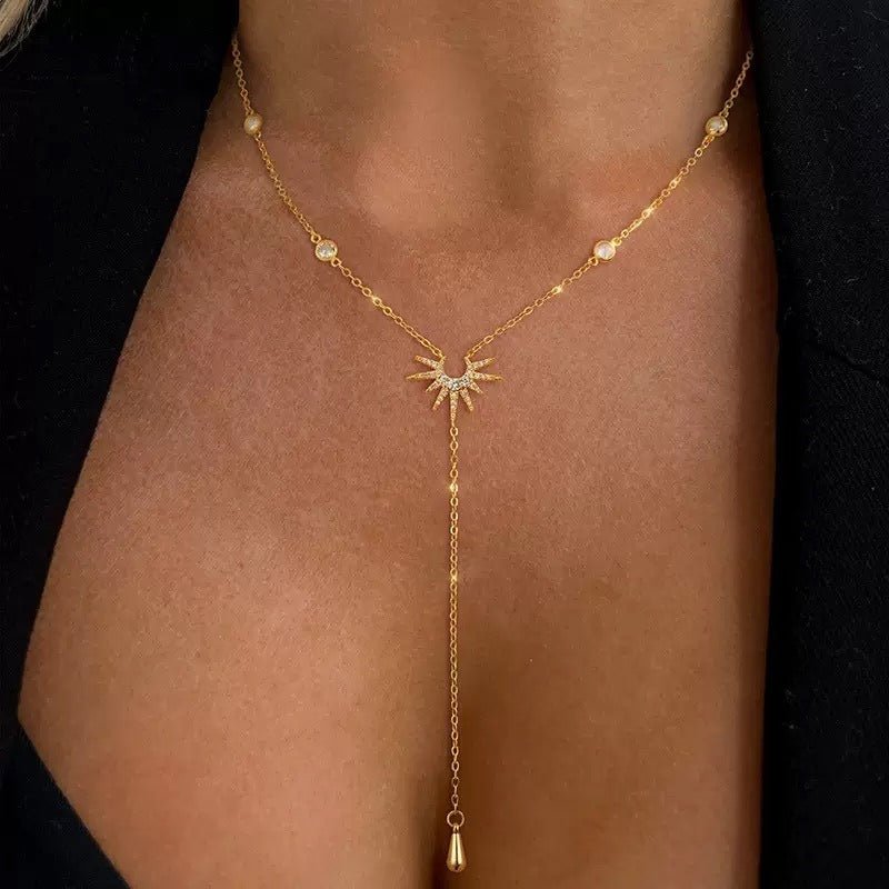 Velora Golden Cascade Necklace - VELORÁ