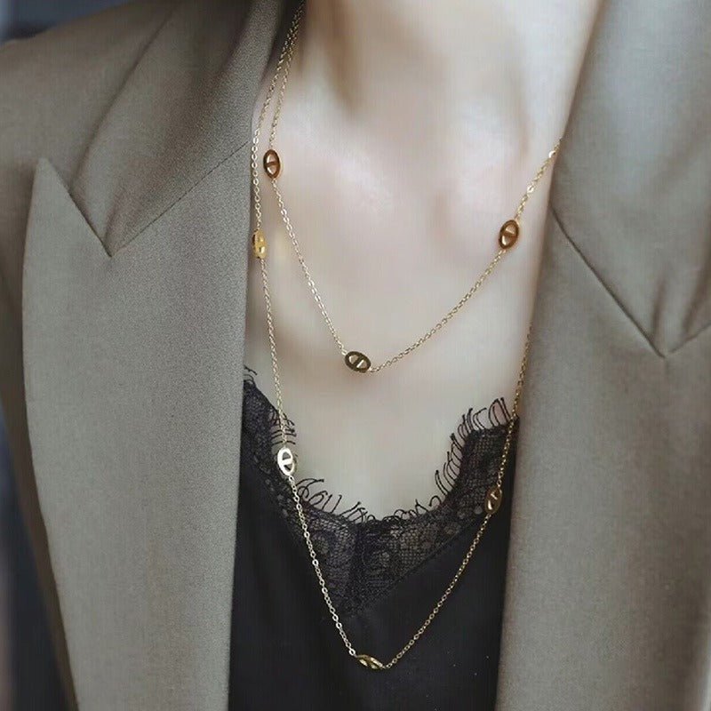 Velora Golden Orbit Necklace - VELORÁ
