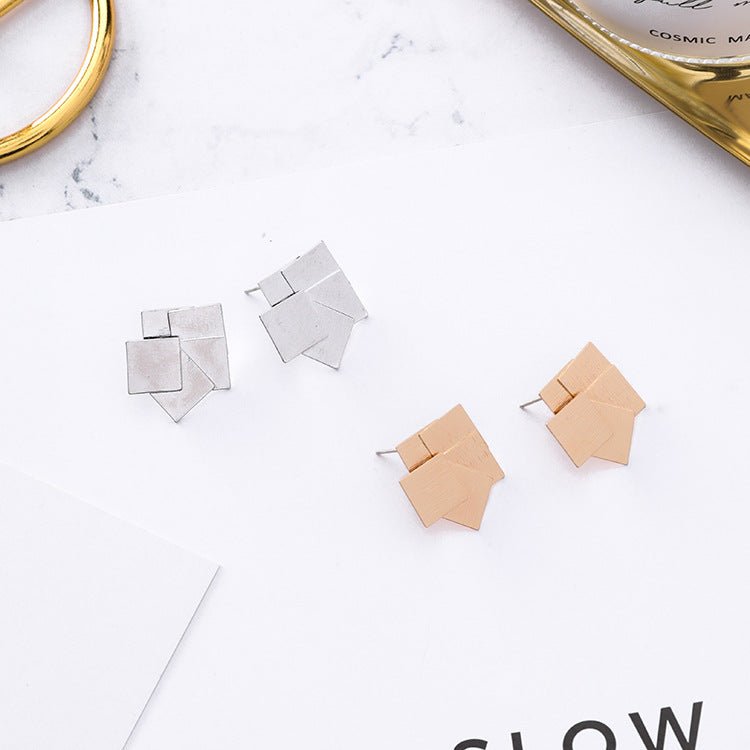 Velóra Layered Geo Earrings - VELORÁ