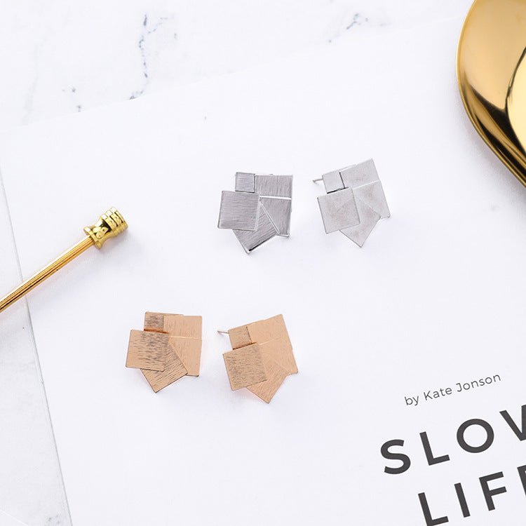 Velóra Layered Geo Earrings - VELORÁ