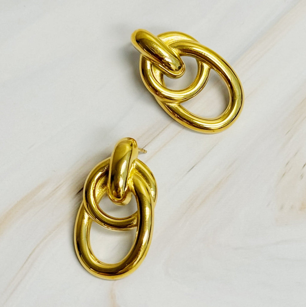 VELORA LILA Gold Earrings - VELORÁ