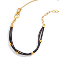 Velora Noir Cord Necklace - VELORÁ
