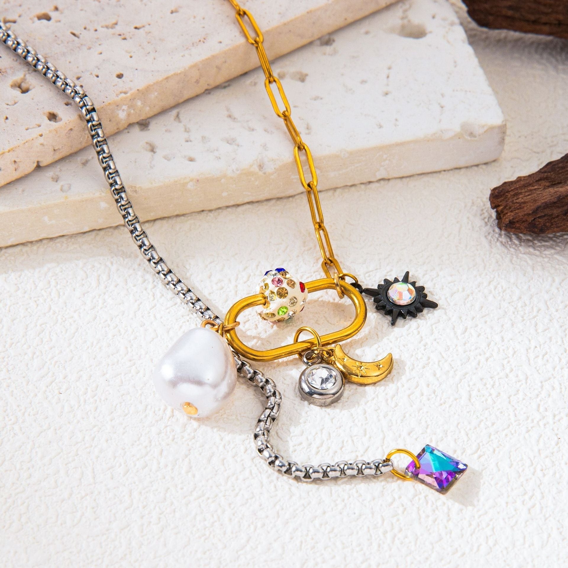 Velóra Nóva – Celestial Pearl Necklace - VELORÁ