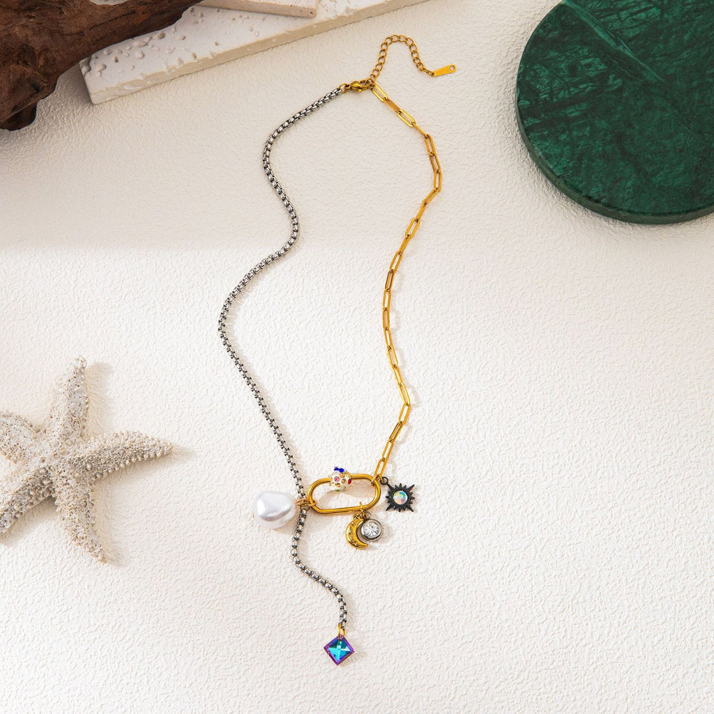 Velóra Nóva – Celestial Pearl Necklace - VELORÁ