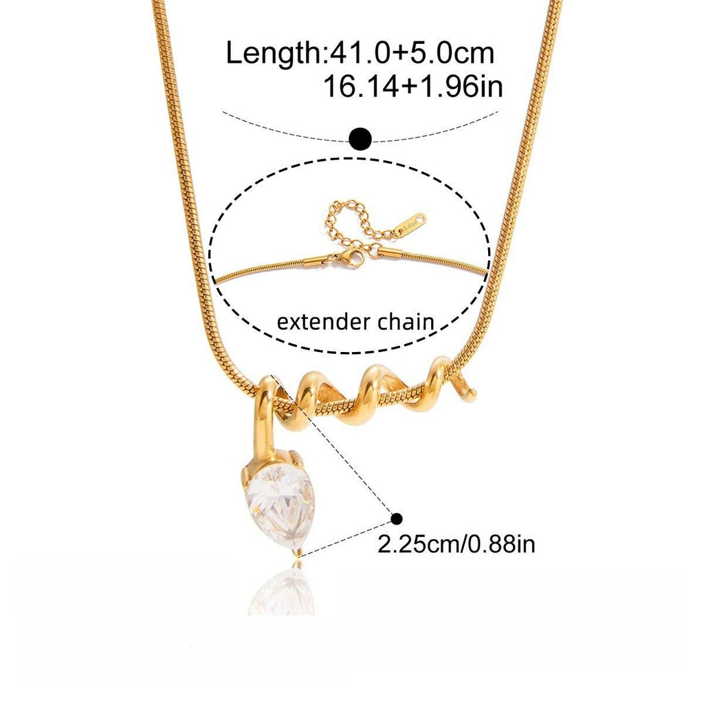 Velóra Nóva Spiral Necklace - VELORÁ