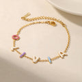 Velóra Sélene – Bubble Letter Bracelet - VELORÁ