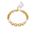 Velóra Sélene – Dual Pearl Gold Bracelet - VELORÁ