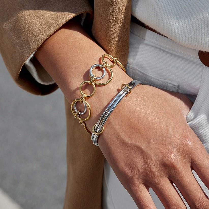 Velóra Sélene – Dual Tone Multi - Strand Bracelet - VELORÁ