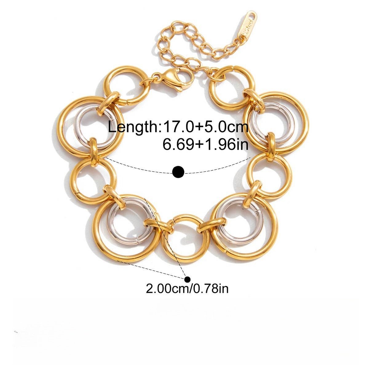 Velóra Sélene – Dual Tone Multi - Strand Bracelet - VELORÁ