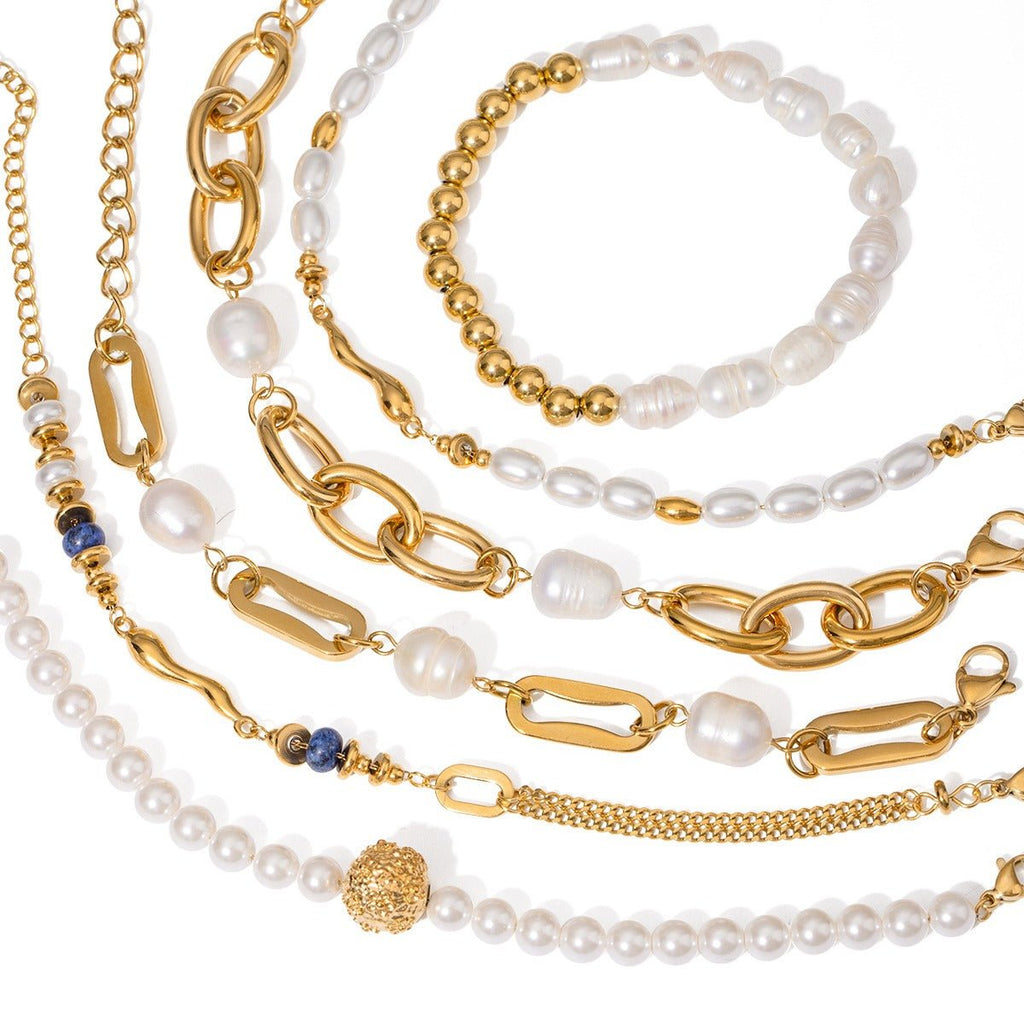 Velóra Sélene – Golden Pearl Bracelet - VELORÁ