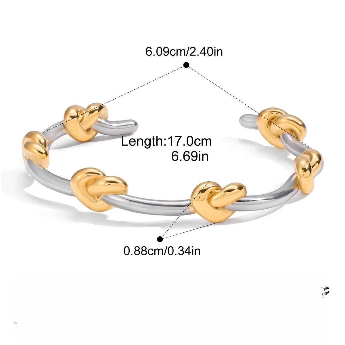 Velóra Sélene – Two - Tone Luxe Titanium Bracelet - VELORÁ