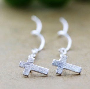 Velóra Textured Threader Earrings - VELORÁ