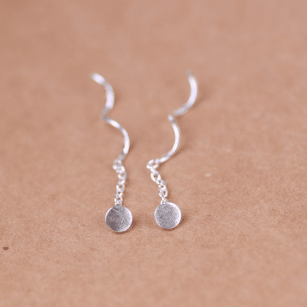 Velóra Textured Threader Earrings - VELORÁ